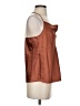Pleione Brown Sleeveless Blouse Size S - photo 4
