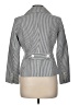 Talbots 100% Cotton Stripes Gray Blazer Size 8 Petite - photo 2