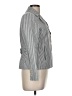 Talbots 100% Cotton Stripes Gray Blazer Size 8 Petite - photo 4