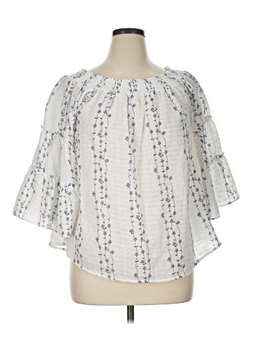 Umgee 3/4 Sleeve Blouse (view 1)