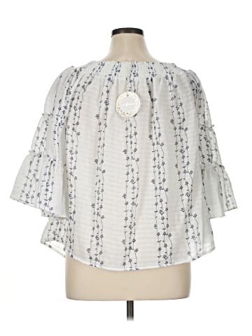 Umgee 3/4 Sleeve Blouse (view 2)