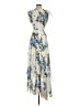 Lulus 100% Polyester Floral Blue Casual Dress Size S - photo 2