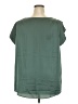 Montgomery Post Green Short Sleeve Blouse Size 2X - photo 2