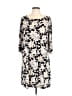 MSK Print Ivory Casual Dress Size 1X - photo 1