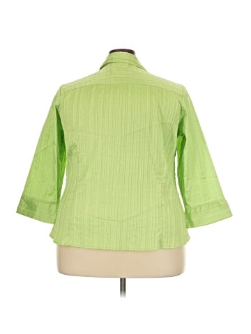 DressBarn 3/4 Sleeve Button-Down Shirt (view 2)