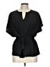 Daytrip Black Short Sleeve Blouse Size L - photo 1