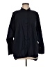 Everlane Solid Black Long Sleeve Button-Down Shirt Size M - photo 1