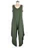 Tiana B. Solid Green Jumpsuit Size M - photo 1