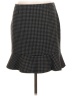 Laundry by Shelli Segal Houndstooth Gray Formal Skirt Size 10 - photo 1