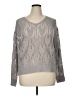 Unbranded Metallic Gray Pullover Sweater Size XL - photo 1