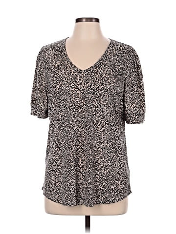 Adrianna Papell Short Sleeve T-Shirt (view 1)