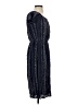 Old Navy 100% Viscose Paisley Blue Casual Dress Size XS - photo 4