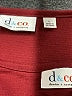 D&Co. Burgundy Long Sleeve Top Size L - photo 7