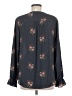 T Tahari 100% Polyester Gray Long Sleeve Blouse Size M - photo 2