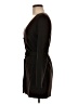 Ann Taylor Solid Brown Black Wool Cardigan Size M - photo 5