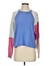 Z Supply Color Block Blue Sweatshirt Size S - photo 1