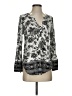 Lucky Brand Gray Long Sleeve Blouse Size S - photo 1