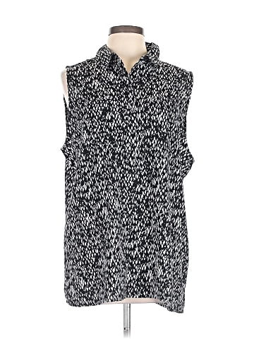 Ann Taylor Factory Sleeveless Button-Down Shirt (view 1)