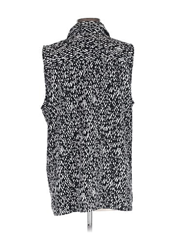 Ann Taylor Factory Sleeveless Button-Down Shirt (view 2)