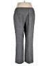 Le Suit 100% Polyester Tweed Gray Dress Pants Size 16W - photo 2