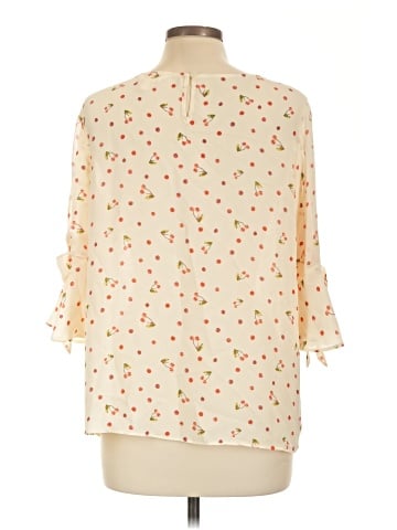 LC Lauren Conrad 3/4 Sleeve Blouse (view 2)