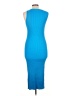 Peach Blue Cocktail Dress Size L - photo 2