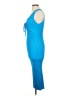 Peach Blue Cocktail Dress Size L - photo 5