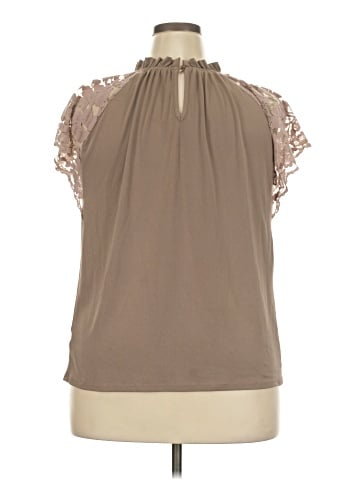 Worthington Short Sleeve Blouse (view 2)
