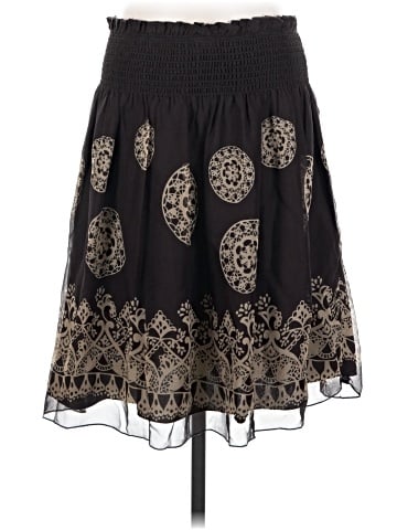 Anna Sui for Anthropologie Silk Skirt (view 1)