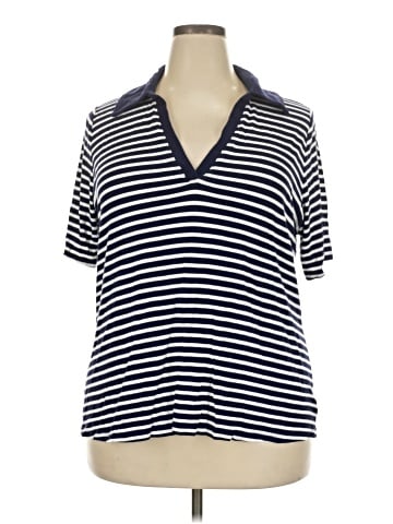 Ava & Viv Short Sleeve Polo (view 1)