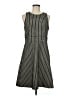 Ann Taylor LOFT Houndstooth Black Casual Dress Size 8 - photo 1