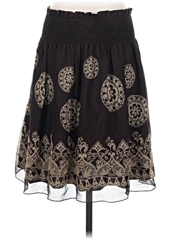 Anna Sui for Anthropologie Silk Skirt (view 2)