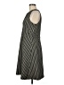 Ann Taylor LOFT Houndstooth Black Casual Dress Size 8 - photo 5