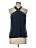 MICHAEL Michael Kors Blue Sleeveless Blouse Size L - photo 1