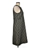 Ann Taylor LOFT Houndstooth Black Casual Dress Size 8 - photo 4