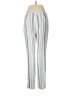 Haris Cotton Stripes Blue Silver Casual Pants Size M - photo 2