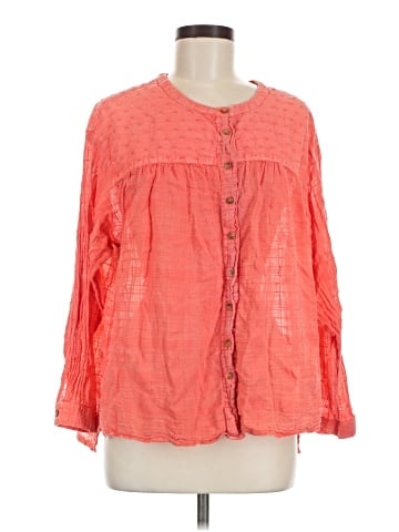 Pilcro by Anthropologie 3/4 Sleeve Blouse (view 1)