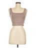 Final Touch Tan Sleeveless Top Size M - photo 1