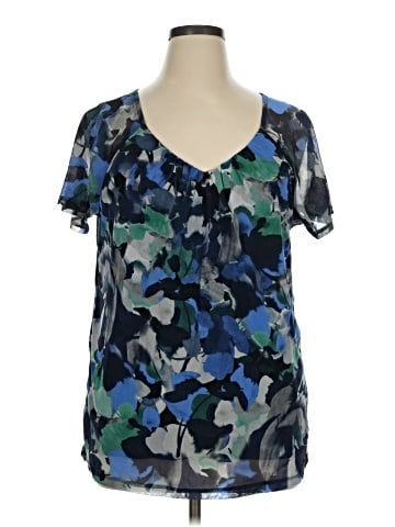 212 Collection Short Sleeve Blouse (view 1)