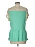 Matilda Jane Green Short Sleeve Blouse Size L - photo 2
