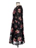 ECI 100% Polyester Floral Black Casual Dress Size 8 - photo 5