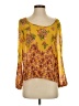 Love 21 Yellow 3/4 Sleeve Blouse Size XS - photo 1