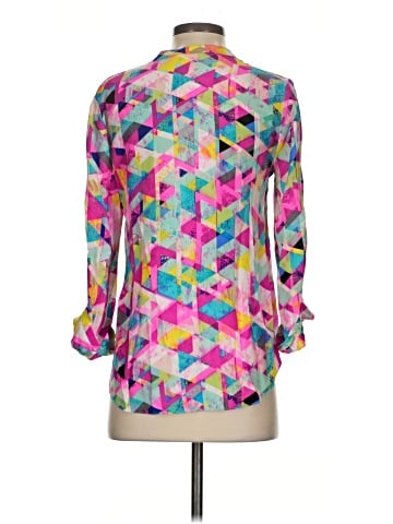 Alice & Trixie Long Sleeve Silk Top (view 2)