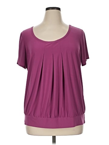 Jaclyn Smith Short Sleeve Blouse (view 1)