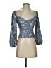 Wilfred Blue 3/4 Sleeve Blouse Size S - photo 1