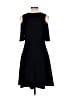 Karen Kane Solid Black Cocktail Dress Size L - photo 2