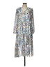 Joie 100% Polyester Blue Casual Dress Size L - photo 1