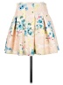 Connection 18 Floral Ivory Casual Skirt Size S - photo 1