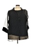 White Stag 100% Polyester Polka Dots Black 3/4 Sleeve Blouse Size 22 - photo 1