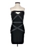 Bebe Argyle Black Cocktail Dress Size S - photo 1